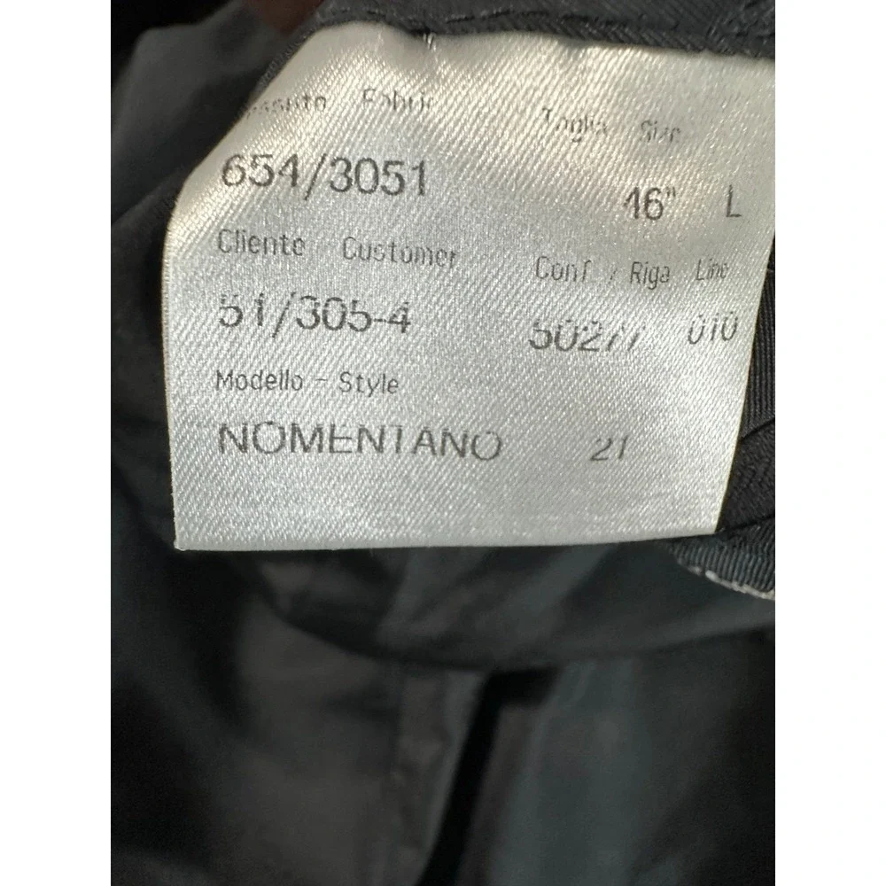 Brioni‎ Nomentano Blazer Mens 46L Black Pinstripe Wool Sport Coat Italy EUC